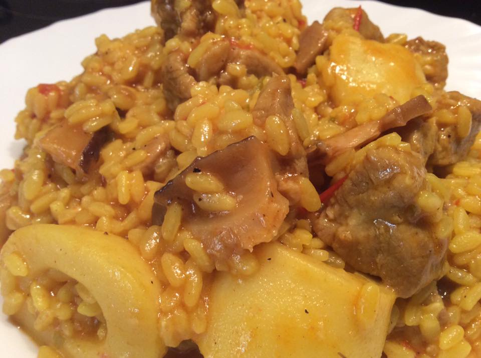 Arroz Con Cabezada Y Calamar En Olla Gm Ollas Gm 